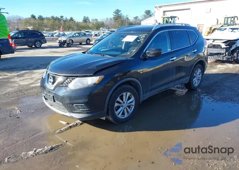 2016 Nissan Rogue Sv из США, поврежденный, VIN KNMAT2MV1GP623478